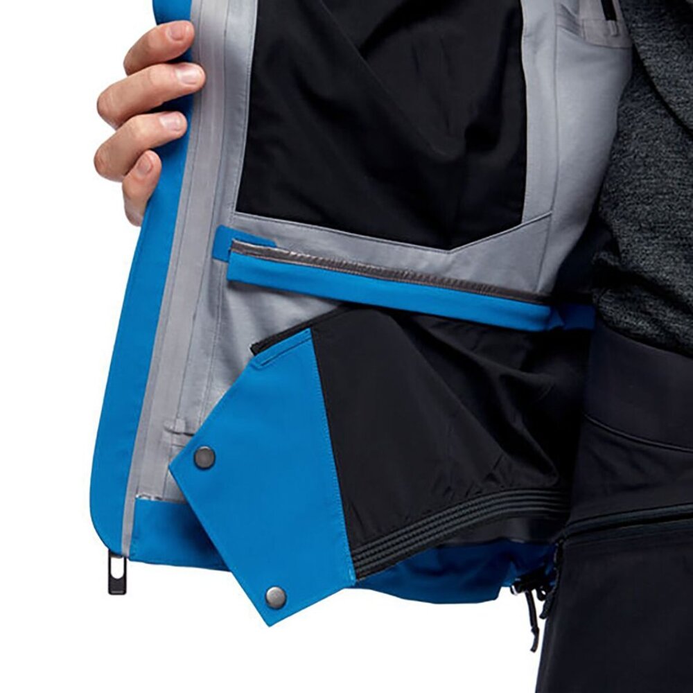 Black Diamond Men’s Recon Stretch Ski Shell – Kingfisher Blue – Size L - Picture 6 of 16